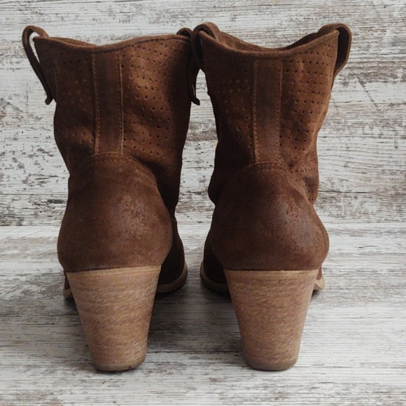 🟨Like New n.d.c. Made by Hand Suede Booties - Picture 9 of 13